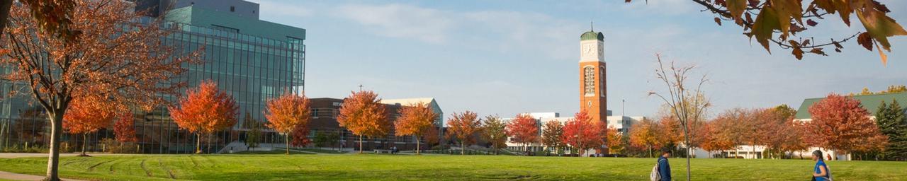 Clocktower 和 Library in the fall